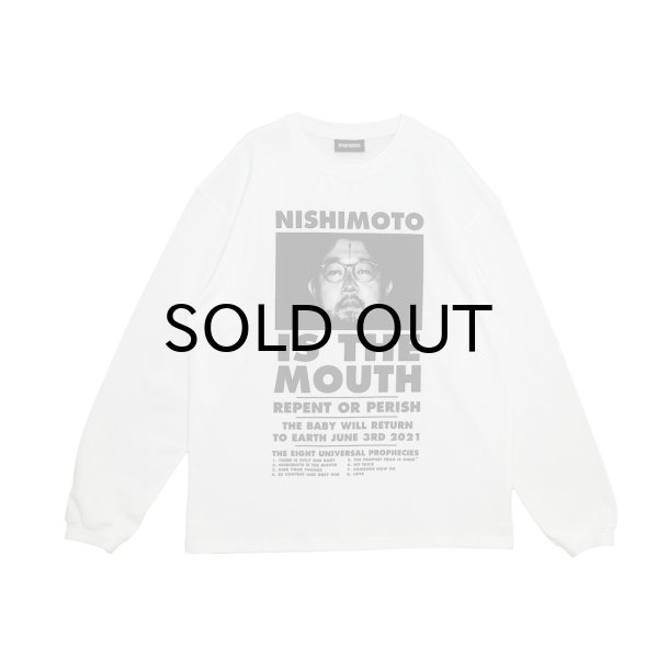 画像1: NISHIMOTO IS THE MOUTH (L/S TEE) WHITE (1)