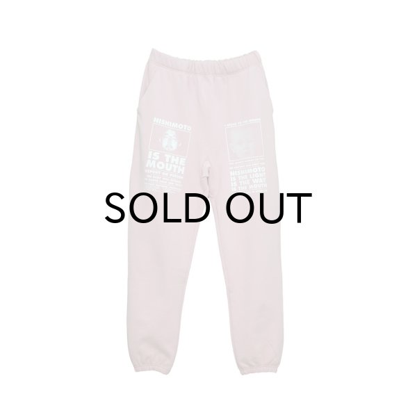 画像1: NISHIMOTO IS THE MOUTH (SWEAT PANTS) SMOKE PINK (1)