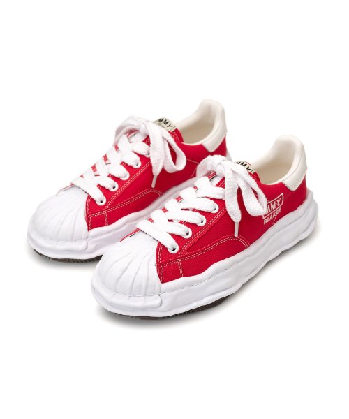 画像1: Maison MIHARA YASUHIRO ("BLAKEY" OG SOLE CANVAS LOW-TOP SNEAKER) RED (1)