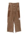 画像1: Maison MIHARA YASUHIRO (Cotton Satin Cargo Pants) BROWN (1)