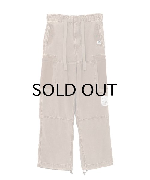 画像1: Maison MIHARA YASUHIRO (Cotton Satin Cargo Pants) BROWN (1)