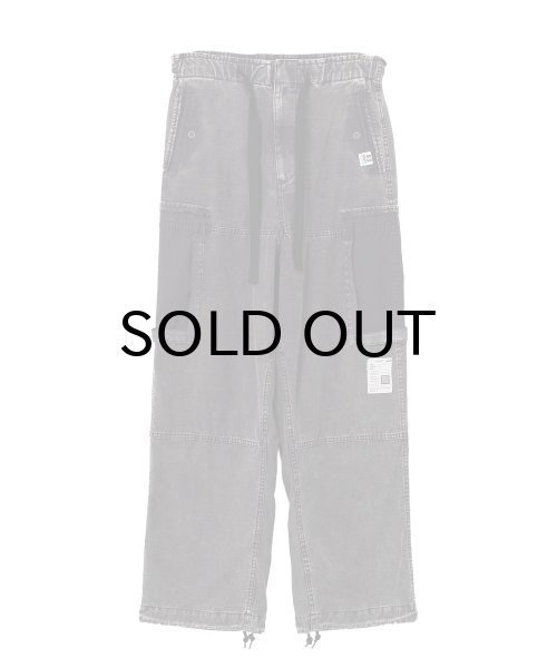 画像1: Maison MIHARA YASUHIRO (Cotton Satin Cargo Pants) BLACK (1)