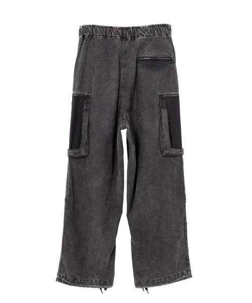 画像2: Maison MIHARA YASUHIRO (Cotton Satin Cargo Pants) BLACK (2)