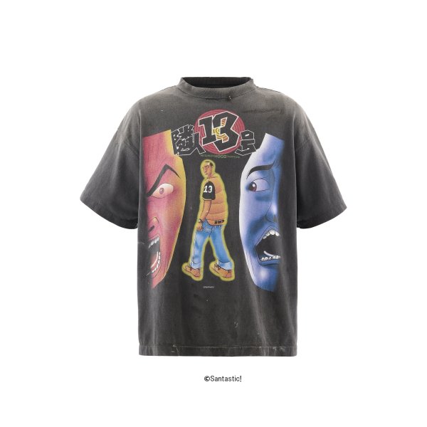 画像1: SAINT Mxxxxxx (GS_SS TEE_隣人13号) BLACK (1)