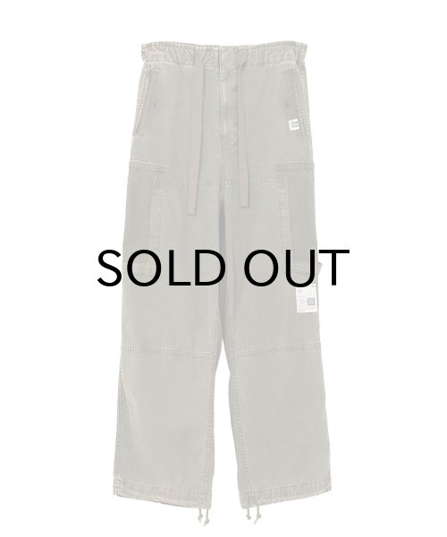 画像1: Maison MIHARA YASUHIRO (Cotton Satin Cargo Pants) DARK GREEN (1)