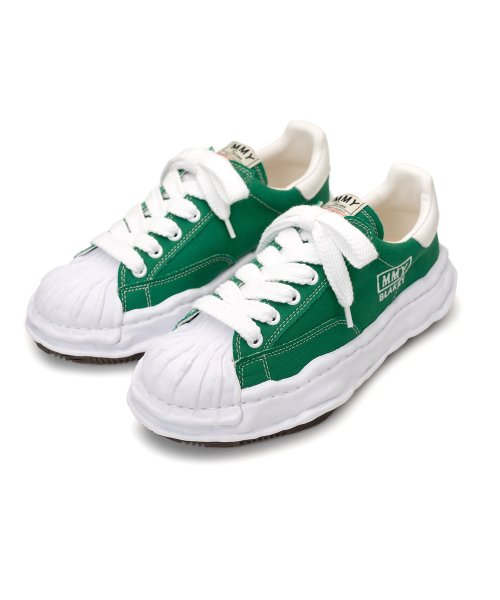 画像1: Maison MIHARA YASUHIRO ("BLAKEY" OG SOLE CANVAS LOW-TOP SNEAKER) CL GREEN (1)