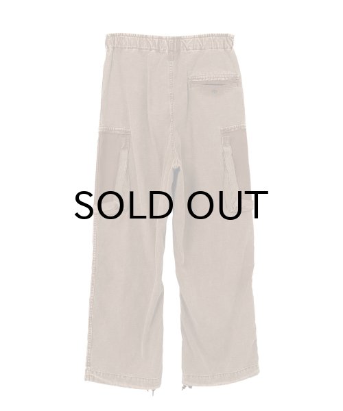 画像2: Maison MIHARA YASUHIRO (Cotton Satin Cargo Pants) BROWN (2)