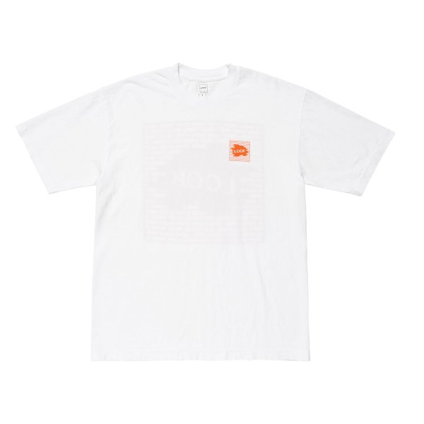 画像2: LQQK STUDIO (BRICK LOGO TEE) WHITE (2)