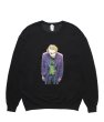 画像1: WACKO MARIA ("THE DARK KNIGHT TRILOGY" CREW NECK SWEAT SHIRT TYPE 1) BLACK (1)