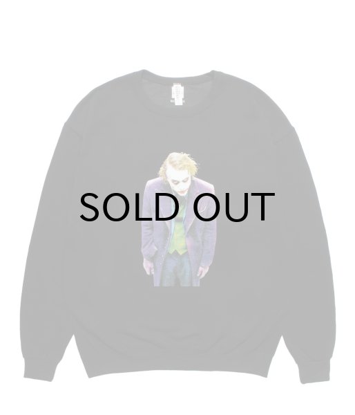画像1: WACKO MARIA ("THE DARK KNIGHT TRILOGY" CREW NECK SWEAT SHIRT TYPE 1) BLACK (1)