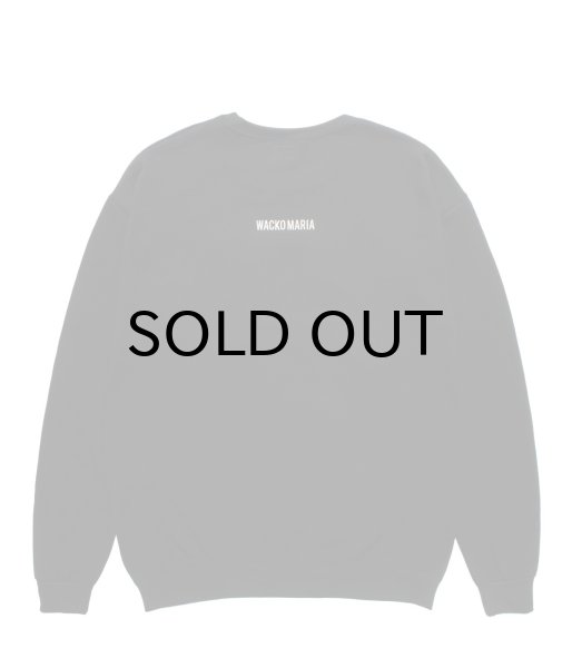 画像2: WACKO MARIA ("THE DARK KNIGHT TRILOGY" CREW NECK SWEAT SHIRT TYPE 1) BLACK (2)