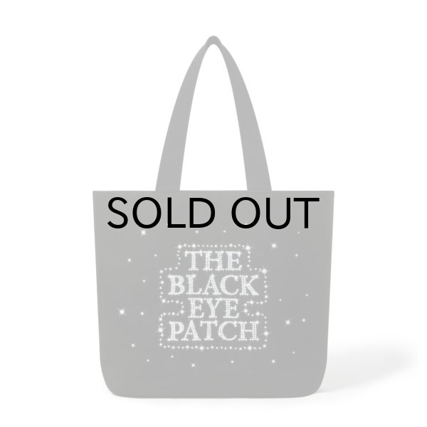 画像1: BLACK EYE PATCH (SHINING OG LABEL TOTE BAG LARGE) BLACK (1)
