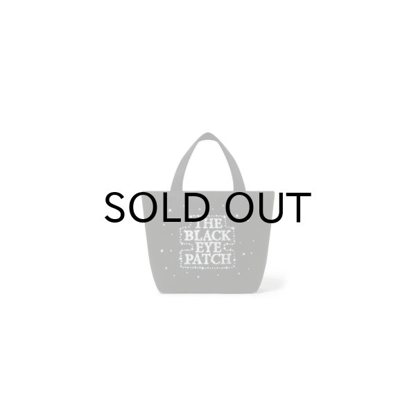 画像1: BLACK EYE PATCH (SHINING OG LABEL TOTE BAG SMALL) BLACK (1)