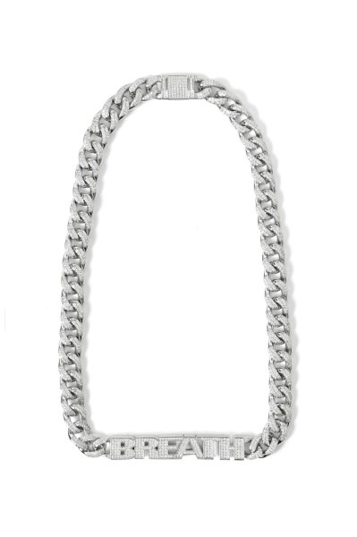 画像1: BREATH (BREATH ZIRCONIA CHAIN NECKLACE) SILVER -30% OFF-  (1)