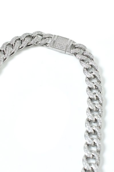 画像3: BREATH (BREATH ZIRCONIA CHAIN NECKLACE) SILVER -30% OFF-  (3)