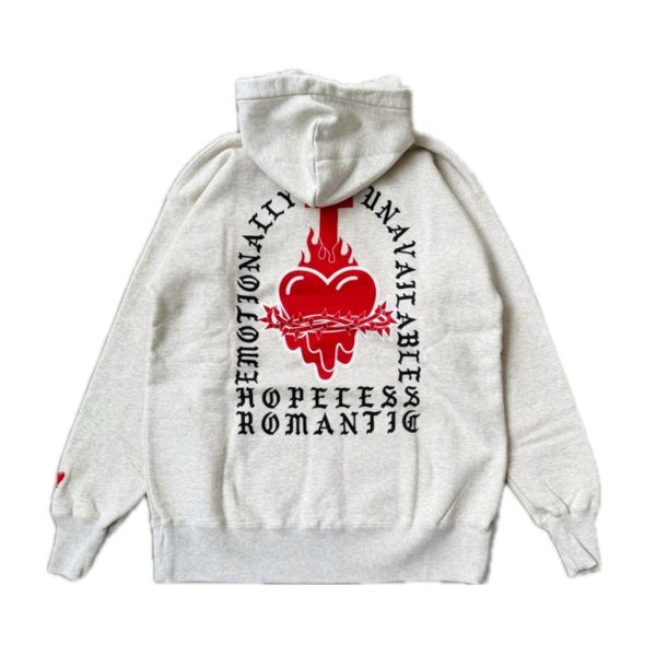 画像1: EMOTIONALLY UNAVAILABLE (EU LOGO CL HOODIE) IVORY (1)