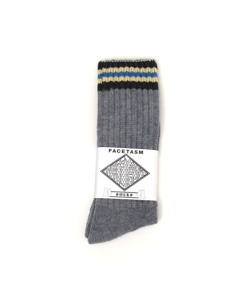 画像2: FACETASM (RIB SOCKS) GRAY (2)