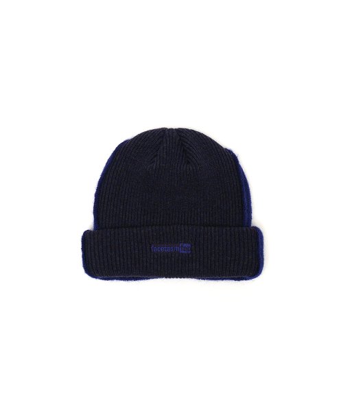 画像1: FACETASM (TWO-TONE BEANIE) NAVY (1)