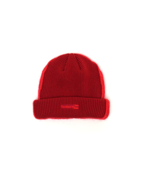 画像1: FACETASM (TWO-TONE BEANIE) RED (1)
