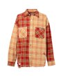 画像1: KAMIYA (Crazy Pattern Check Shirt) RED (1)