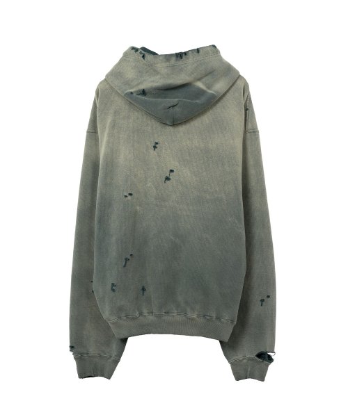 画像2: Maison MIHARA YASUHIRO (Sun Faded Like Hoodie) GREEN (2)