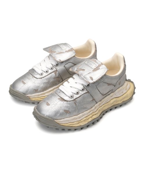 画像1: Maison MIHARA YASUHIRO ("SCOTT" OG SOLE FILM ATTACHED CANVASLOW-TOP SNEAKER) SILVER (1)