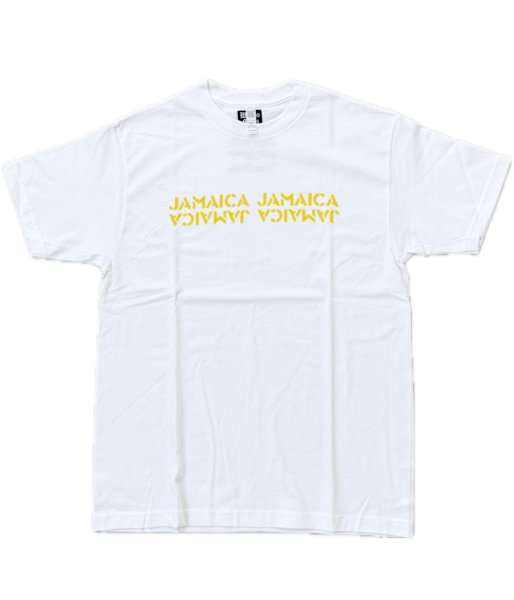 画像1: WACKO MARIA (MIGHTY CROWN / FAREAST REGGAE CRUSE 2025 CREW NECK T-SHIRT) WHT-YEL (1)