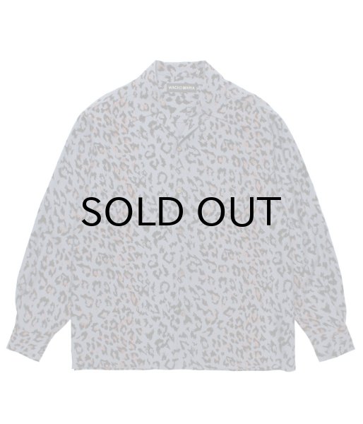 画像1: WACKO MARIA (HAWAIIAN SHIRT L/S TYPE-3) L.PURPLE (1)