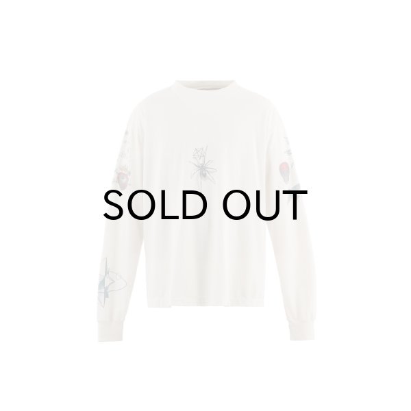 画像1: SAINT Mxxxxxx (DW_LS TEE_TATTOO) WHITE (1)