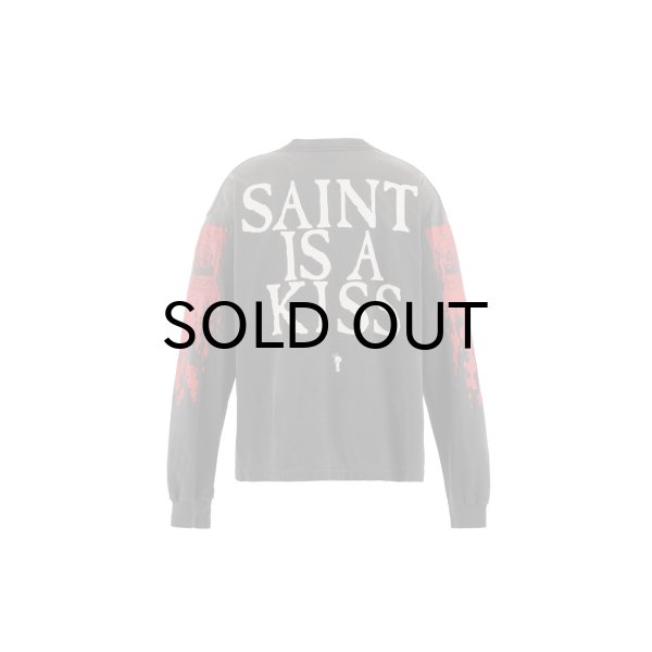 画像2: SAINT Mxxxxxx (LS TEE_SAINT IS A KISS) BLACK (2)
