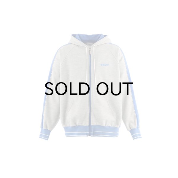 画像1: SAINT Mxxxxxx (ZIP HOODIE_SIDE LINE) GRAY (1)