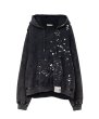 画像1: Maison MIHARA YASUHIRO (Embellished Bleached Hoodie) BLACK (1)