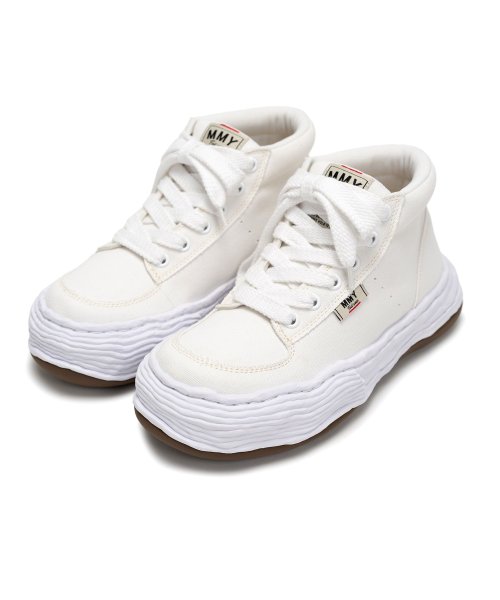 画像1: Maison MIHARA YASUHIRO ("OLIVER" OG SOLE CANVAS HIGH-TOP SNEAKER) WHITE (1)