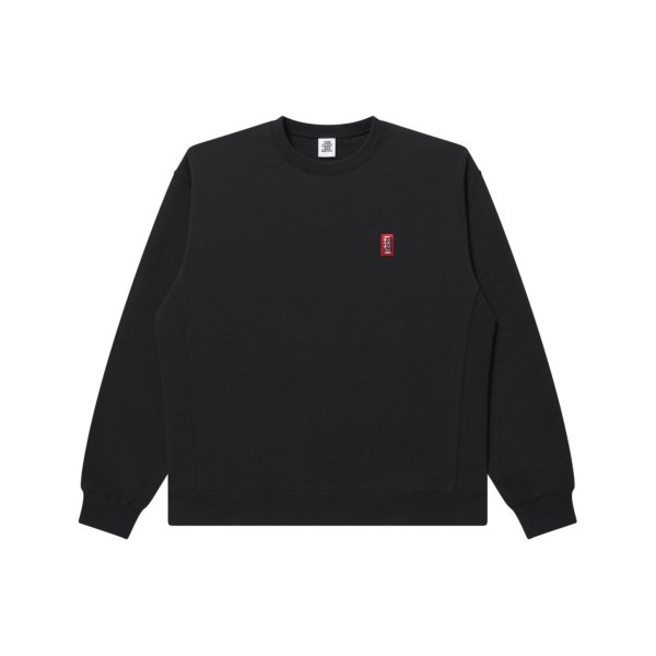画像1: BLACK EYE PATCH (SMALL HWC CREW SWEAT) BLACK (1)