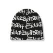 画像1: BLACK EYE PATCH (FASTHAND SCRIPT BEANIE) BLACK (1)