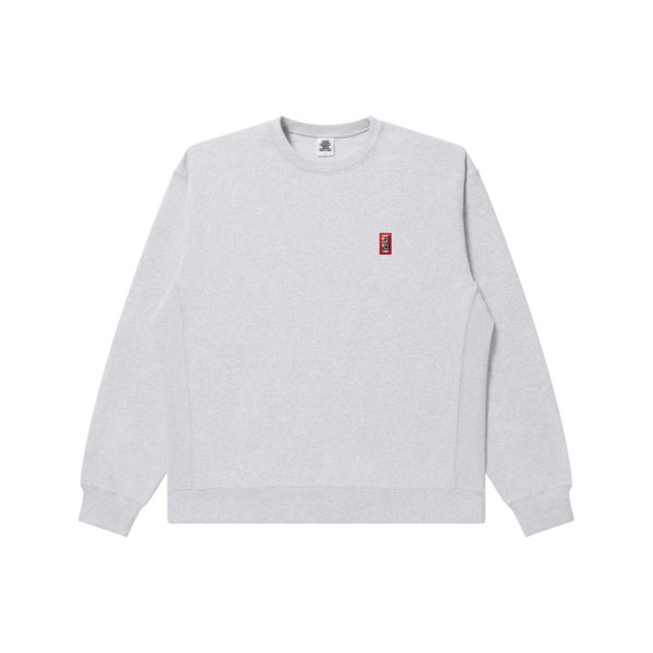 画像1: BLACK EYE PATCH (SMALL HWC CREW SWEAT) GRAY (1)