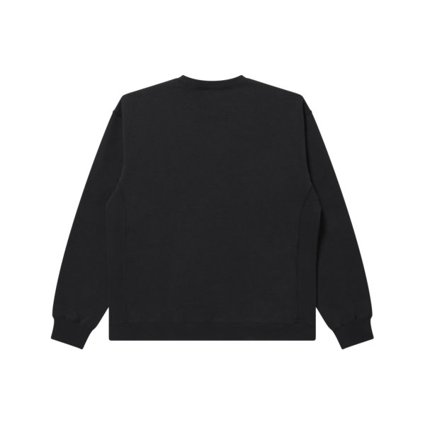画像2: BLACK EYE PATCH (SMALL HWC CREW SWEAT) BLACK (2)
