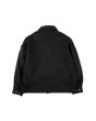 画像2: PHINGERIN (DOUBLE ZIP RIPSTOP JACKET) BLACK (2)