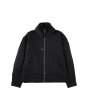 画像1: PHINGERIN (DOUBLE ZIP RIPSTOP JACKET) BLACK (1)
