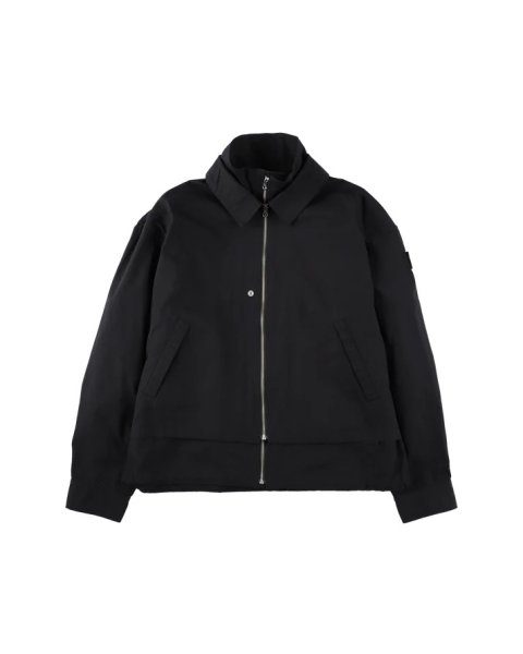 画像1: PHINGERIN (DOUBLE ZIP RIPSTOP JACKET) BLACK (1)