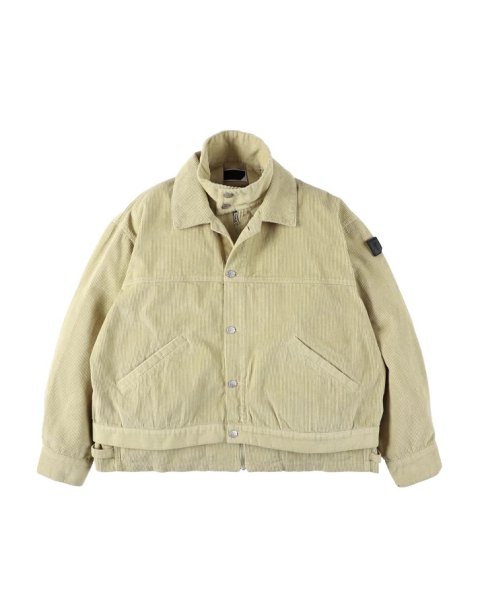 画像1: PHINGERIN (DOUBLE CORD JACKET) BEIGE (1)
