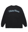 画像1: WACKO MARIA (WASHED HEAVY WEIGHT CREW NECK LONG SLEEVE T-SHIRT TYPE-3) BLACK (1)