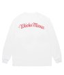 画像1: WACKO MARIA (WASHED HEAVY WEIGHT CREW NECK LONG SLEEVE T-SHIRT TYPE-3) WHITE (1)