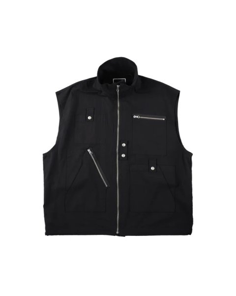 画像3: PHINGERIN (DOUBLE ZIP RIPSTOP JACKET) BLACK (3)