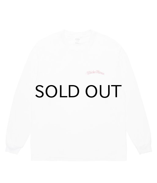 画像2: WACKO MARIA (WASHED HEAVY WEIGHT CREW NECK LONG SLEEVE T-SHIRT TYPE-3) WHITE (2)