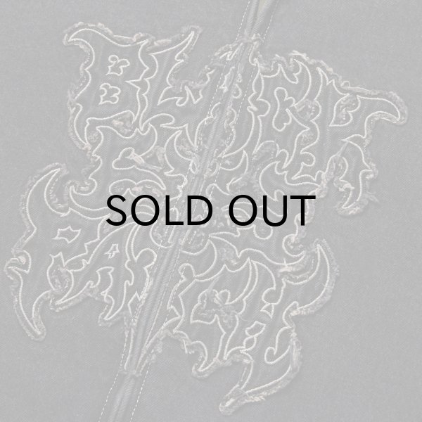 画像3: BLACK EYE PATCH (METAL LOGO HOODED DENIM JACKET) BLACK (3)