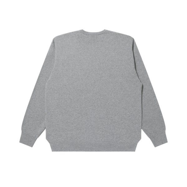 画像2: BLACK EYE PATCH (OG LABEL KNIT SWEATER) GRAY (2)