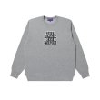 画像1: BLACK EYE PATCH (OG LABEL KNIT SWEATER) GRAY (1)