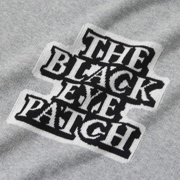 画像3: BLACK EYE PATCH (OG LABEL KNIT SWEATER) GRAY (3)