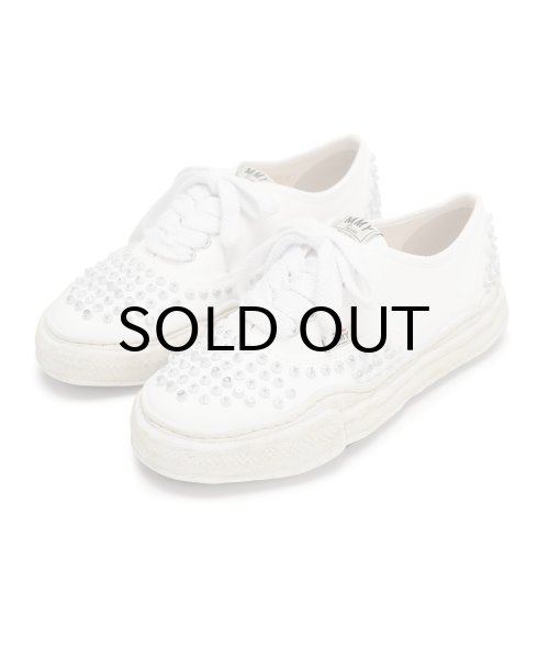 画像1: Maison MIHARA YASUHIRO ("BAKER" OG SOLE STUDDES CANVAS LOW-TOP SNEAKER) WHITE (1)